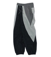 Ensemble de survêtement unisexe à capuche, coupe oversize, design sportif avec fermeture éclair, respirant, en polyester tissé, teint uni, pantalon et veste imperméables, automne