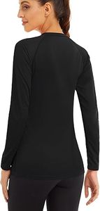 Camiseta de Compresión de Manga Larga para Mujer, Diseño Personalizado de Fábrica, Poliéster, para Entrenamiento de Jiu Jitsu Brasileño (BJJ), Protección UPF50+ - Product Image 2