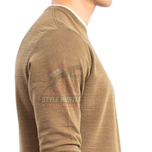 Sudaderas ligeras de diseño personalizado en color sólido para hombre, sudaderas básicas de alta calidad a precio económico para hombre - Product Image 5