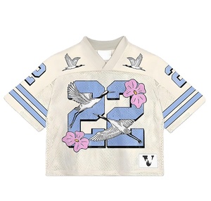 Custom Design <b>Mesh</b> American Football Jerseys High Quality Sublimation Breathable Boxy Design Shirt Men American Football Jerseys - Product Image 4