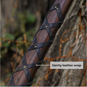 Hache viking à double lame sur mesure OEM, robuste, pour le camping, la survie en milieu sauvage, l'arme de cosplay médiévale, 4Cr13 - Product Image 4