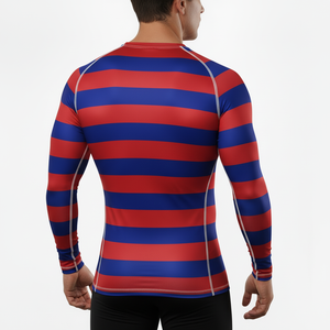 Custom Men's High Quality Breathable Quick Dry Anti Bacterial Compression Rash Guard with Sun Protection <b>Thermal</b> Baselayer - Product Image 3