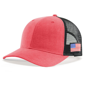 Custom Mesh Distressed Blank Trucker <b>Hat</b> Embroidery Logo 6 Panel Sport Cap Style Fitted Mens Plain Trucker Cap - Product Image 2