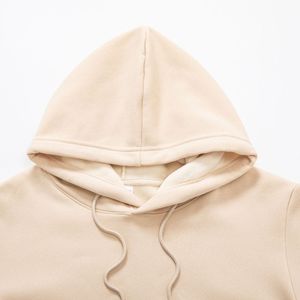 PIHA SPORTS Men's Winter Casual Double Terry Fleece Hoodie Solid Color Warm Windproof Breathable Eco-Friendly Stylish Zip - Product Image 6