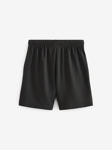 Pantalones Cortos Deportivos para Hombre, Color Negro Sólido, de Secado Rápido, Cintura Elástica, Cintura Media, Tejido de Poliéster - Product Image 5