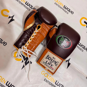Guantes de Boxeo de Primera Calidad, Estilo Único Hecho a Medida, Sin Boxeo No Hay Vida, Cuero Vacuno Original, Fabricación Profesional - Product Image 3