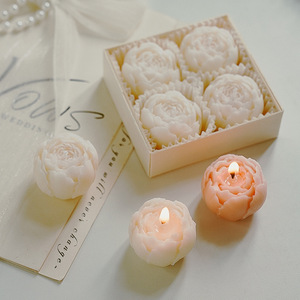 Valentine's Day <b>Gift</b> Rose <b>Candle</b> Romantic Scented Soy Wax <b>Candle</b> Premium Rose Scented Valentine's Day <b>Gift</b> <b>Candle</b> Handmade Rose - Product Image 2