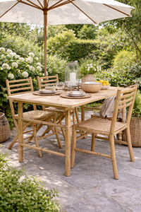 Eco Friendly Bamboo <b>Dining</b> <b>Chair</b> Natural Bamboo <b>Chair</b> Handmade Bamboo Furniture for Kitchen Cafe Restaurant Hotel Kingcraftviet - Product Image 2