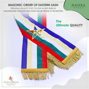 Echarpe Masónica OES - Insignia de la Orden de la Estrella del Este - Product Image 4