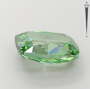 Diamante Cultivado en Laboratorio con Certificación IGI, Corte Cojín de 3.51 CT, Color Verde Intenso, Claridad VVS2, para Joyería, ROYAL GEMS - Product Image 2