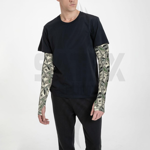 Mangas de Compresión Deportivas de Nailon y Elastano al por Mayor, Mangas de Brazo de Béisbol Juveniles con Logotipo Personalizado, Tejido Elástico - Product Image 5