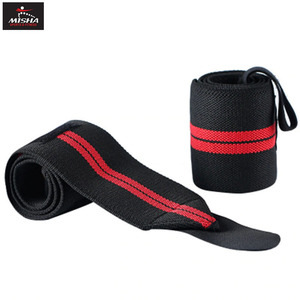 Custom New Arrival Bodybuilding Power Lifting Wrist Supports Weightlifting Gym Wristband Wrist Wraps With OEM ODM Serviced - Product Image 3