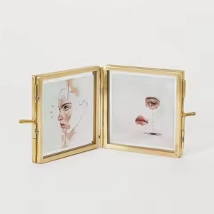 Clear Metal Glass Hanging Photo <b>Frame</b> Wall Display <b>Picture</b> <b>Frame</b> Stylish Interior Decor - Product Image 2