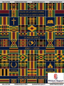 Fabricante Mayorista de Tela Africana Kente para Iglesias, Proveedor de Uniformes Religiosos, Tela Encerada Personalizada - Product Image 6