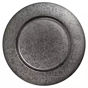 Plato de Presentación de Acero Inoxidable Ecológico Más Vendido, Acabado Plata Antigua, Hecho a Mano, Apto para Alimentos, Platos para Cena, Bodas y Fiestas - Product Image 2