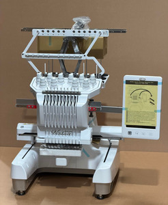 Machine à broder à 10 aiguilles New Venture la plus demandée avec support et accessoires, ciseaux à cheveux - Product Image 2