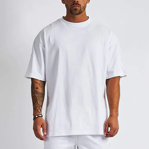 <b>Men</b> Oversized T Shirt Cotton Heavyweight 250gsm Drop Shoulder Vintage Streetwear Supplier Pakistan Manufacturer Export Quality - Product Image 4