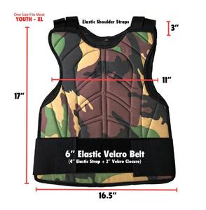 Protection corporelle professionnelle de paintball en gros – Protection intégrale du torse pour Woodsball et Milsim – Équipement personnalisable avec logo - Product Image 2