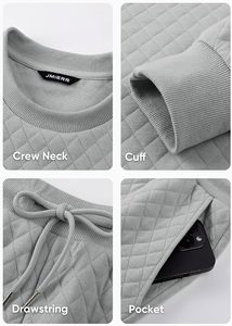 Ensemble de survêtement personnalisé de haute qualité pour hommes, vêtements de sport professionnels, veste d'entraînement, pantalon de jogging pour équipe - Product Image 4