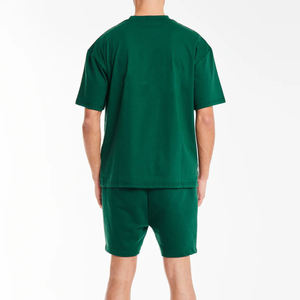 Fabricant OEM en gros sur mesure, fournisseur de vêtements en jersey de coton pour l'été, ensemble 180 GSM, production de vêtements en gros avec étiquette privée - Product Image 2
