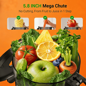 Extractor de Jugos de Alta Eficiencia con Boca Ancha, Prensado en Frío para Frutas y Verduras - Product Image 5