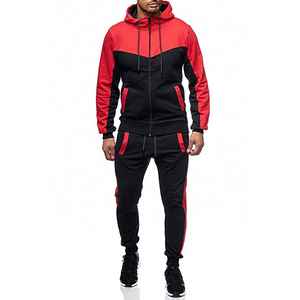 Conjunto Deportivo de Dos Piezas al Por Mayor, OEM, Personalizado, de Alta Calidad, Sudadera con Cierre y Pantalones Deportivos de Algodón para Hombre - Product Image 4