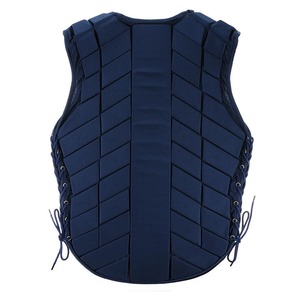 Protector Corporal para Montar a Caballo, Chaleco de Seguridad Ecuestre para Mujer, Cierre con Cordón, Color Sólido, Tejido de Tela, Equipo de Protección 2026 - Product Image 2