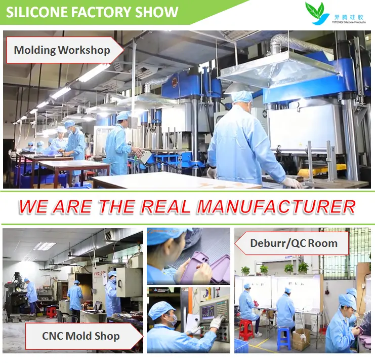 Usine personnalisée nouvelle conception OEM/ODM fabricant de produits en caoutchouc de silicone pièces de moule en silicone personnalisées pour l'usine Amazon