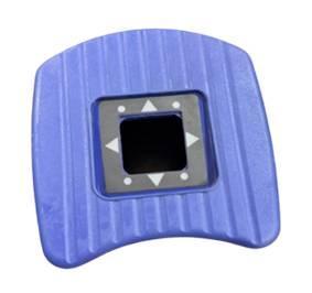 Cache-caméra d'alignement de roues bleu, capuchon de protection en plastique pour système de suivi des pneus - Product Image 1