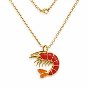Collar con Colgante de Camarón Personalizado para Festivales de Mariscos y Recuerdos - Product Image 4