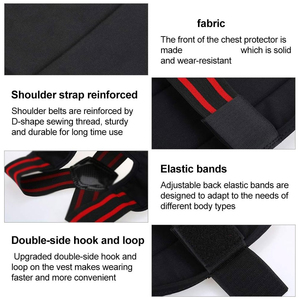 Équipement d'entraînement pour arts martiaux, protège-poitrine en cuir PU de qualité supérieure, protège-poitrine personnalisé pour Muay Thai, Karaté, Taekwondo - Product Image 6