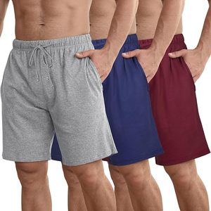 Shorts de sport décontractés pour hommes, respirants et à séchage rapide, en Spandex/Polyester, avec cordon de serrage, pour la course, le basketball et la plage - Product Image 1
