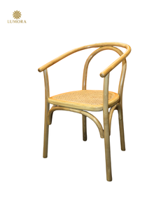 Hikari Modern Ergonomic Dining Chair with <b>Backrest</b> and Polyester Upholstery for Home Office Apartment & Hotel Use - Product Image 1