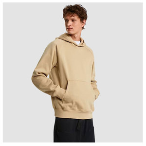 Autumn <b>Clothes</b> Blank Heavyweight Cotton Garment Double Layered No Drawstring Hoodies - Product Image 4
