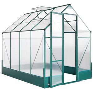 Serra da Giardino in Policarbonato 6x8x7 per Hobby, con Controllo della Temperatura, per Cortile/Esterni - Product Image 2
