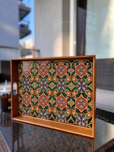 Luxury Durable Eco-Friendly Polished Solid Wooden Handcrafted <b>Rectangle</b> Serving Tray Handles <b>Coffee</b> <b>Table</b> Party Wedding Birthday - Product Image 1