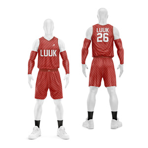 Ensemble de maillots de basket-ball personnalisés avec nom, numéro et logo du joueur, service de fabrication de vêtements d'équipe de haute qualité - Product Image 6