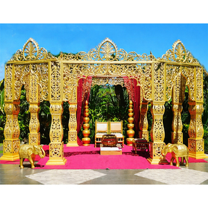 Glamoroso Mandap Indio para Bodas, Estilo Bollywood, Fabricante de Conjuntos de Mandap para Bodas Indias, Nuevo Diseño de Mandap para Bodas en Venta en Australia - Product Image 1
