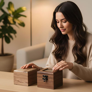Caja de Madera para Relojes con Compartimento Extraíble, Elegante Estuche de Madera para Exhibición de Relojes para Regalos de AYAANS - Product Image 3