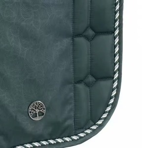 Ensemble de tapis de selle et de voile pour cheval, en mousse satinée, confortable, pour dressage et saut d'obstacles, équipement d'équitation de course, tendance du moment - Product Image 4