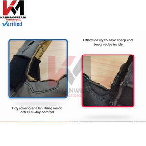 Gants en cuir synthétique industriel, paume renforcée, gants de protection pour travaux de construction lourds - Product Image 4