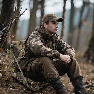 Coussin de siège pliable camouflage pour l'extérieur avec dossier, extra épais, portable, pour la chasse, le camping, la salle de sport, fabriqué par Imra Impex - Product Image 6