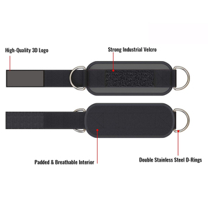 Correas de tobillo acolchadas de neopreno para máquinas de cable, ejercicios de glúteos y piernas, soporte para gimnasio y fitness, precio económico, venta al por mayor - Product Image 2