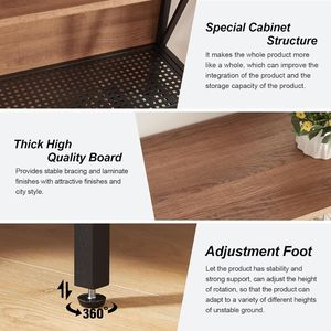 Étagère industrielle à 6 niveaux en bois d'acacia massif naturel de luxe avec structure en métal noir pour le rangement et l'affichage dans le bureau à domicile ou le salon - Product Image 5