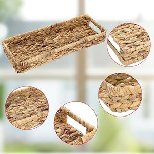 ตะกร้าเก็บของอเนกประสงค์จากหญ้าทะเลเวียดนาม ยี่ห้อ King Craft Viet  เป็นมิตรกับสิ่งแวดล้อม ใช้เป็นถาดเสิร์ฟ ของใช้ในครัว ตะกร้าซักผ้า ของตกแต่งบ้าน - Product Image 1