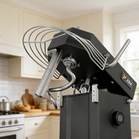 ZBX 7L 3kg Mélangeur à spirale noir compact pour usage domestique, avec bol amovible, idéal pour la pâtisserie – Meilleure vente en Europe
