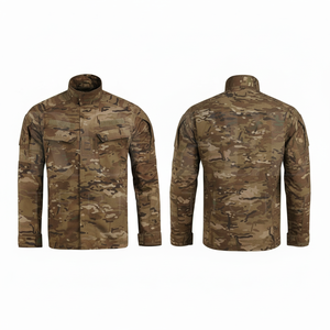 Classic Oversized Custom Camouflage Design Cotton <b>Heavy</b> <b>Duty</b> Jacket <b>Stand</b> Collar Front Pockets Cotton Material Whole Sale Jacket - Product Image 4