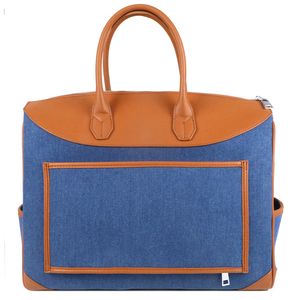 Bolsa de Lona Vaquera Informal para Mujer, para el Gimnasio, con Diseño de Bolsillos Multifuncionales, para Viajes Cortos de Negocios y Uso Diario - Product Image 5