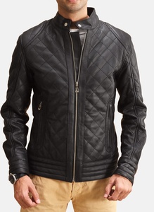 Best Quality <b>Sheepskin</b> Napa Tanned Quilted Leather Customize Design Warm Winter Season <b>Jacket</b> for Men - Product Image 4