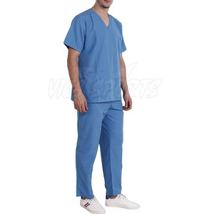Stylish Medical Scrub Suit Smooth <b>Fabric</b> Scrub Suit Breathable Scrub Suit Hospital Wear For Sale - Product Image 5